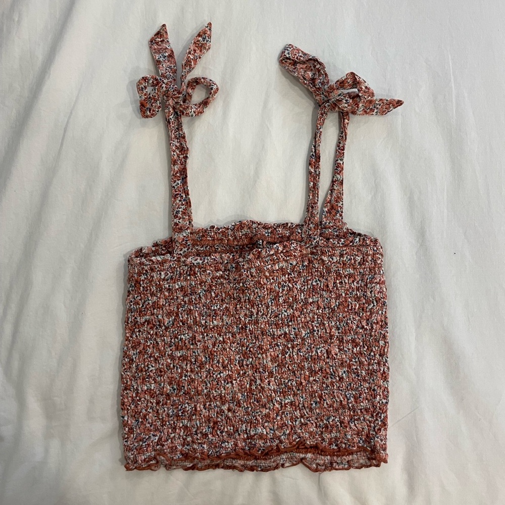 Abercrombie floral tank top